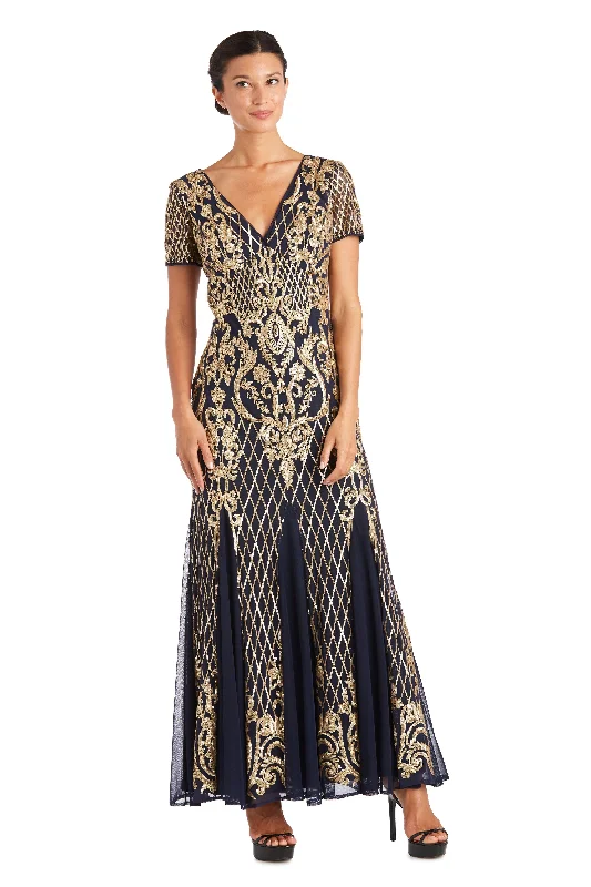Bodycon dress with a halter neck​R&M Richards 7585 Formal Long Dress Sale