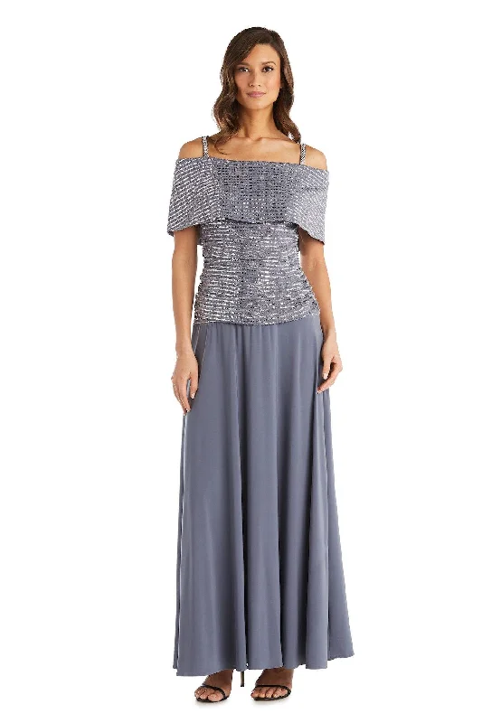 Bodycon dress with a ruched design for added textureR&M Richards 7047 Long Formal Mother Of The Bride Dress Bodycon dress with a ruched design for added textureR&M Richards 7047 Long Formal Mother Of The Bride Dress