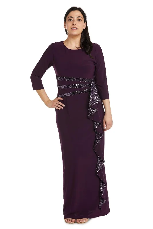 Midi wedding guest dresses in navy blue for a formal affairR&M Richards 3780 Long Mother Of The Bride Dress Midi wedding guest dresses in navy blue for a formal affairR&M Richards 3780 Long Mother Of The Bride Dress