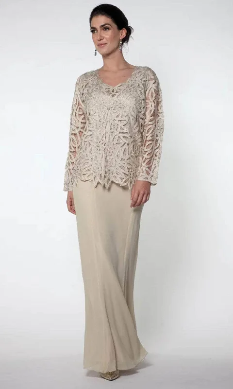 Wedding guest dresses with pom - pom trims for a playful lookSoulmates D888709 - V-Neck Twin Set With Solid Skirt Wedding guest dresses with pom - pom trims for a playful lookSoulmates D888709 - V-Neck Twin Set With Solid Skirt