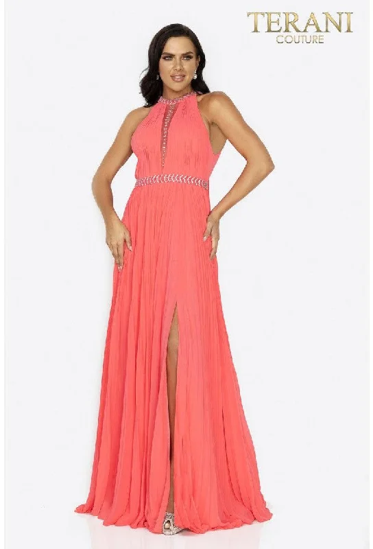 Wedding guest dresses with mesh panels and empire waistsTerani Couture 2011P1115 Prom Long Chiffon Dress Sale Wedding guest dresses with mesh panels and empire waistsTerani Couture 2011P1115 Prom Long Chiffon Dress Sale