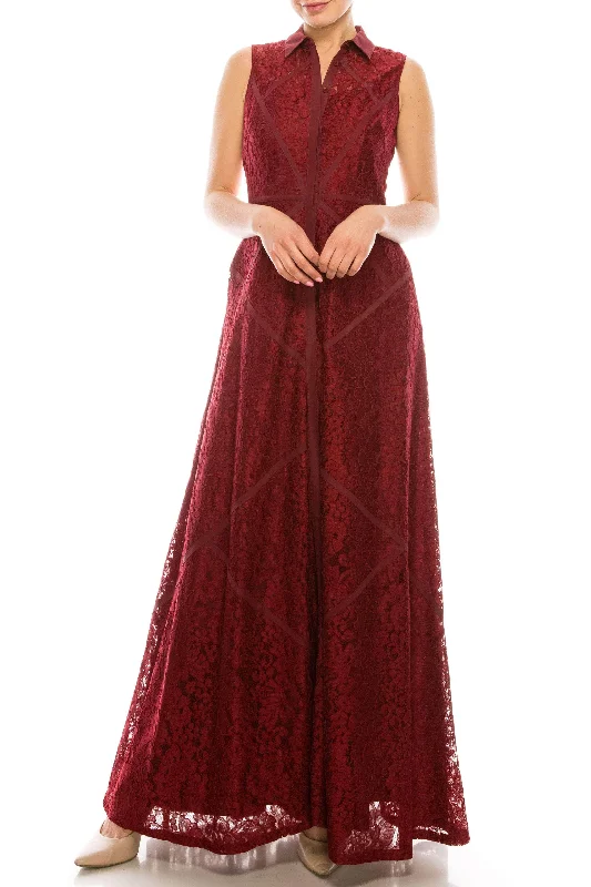 Tea - length formal dresses with lace trim for a semi - formal promAidan Mattox - High Neck Lace Formal Dress 54473060 Tea - length formal dresses with lace trim for a semi - formal promAidan Mattox - High Neck Lace Formal Dress 54473060