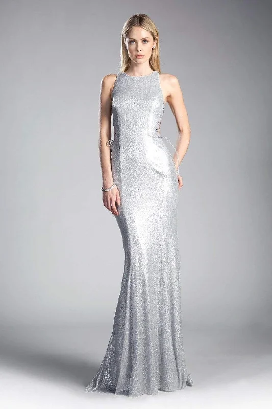 Formal dresses with high - low hems and floral embroidery for a unique prom styleCinderella Divine - Fitted Side Laced Up Evening Dress Formal dresses with high - low hems and floral embroidery for a unique prom styleCinderella Divine - Fitted Side Laced Up Evening Dress