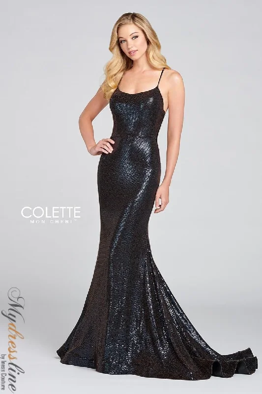 Formal dresses with pleated bodices and taffeta fabric for a traditional lookColette CL12115 Formal dresses with pleated bodices and taffeta fabric for a traditional lookColette CL12115