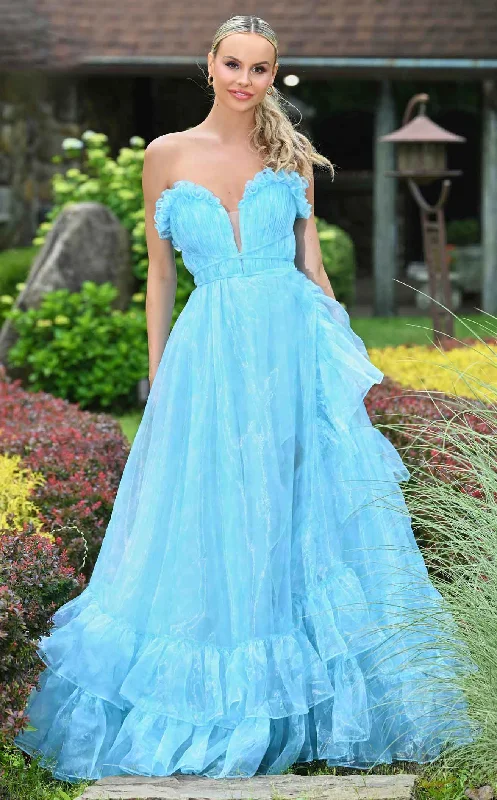 Formal dresses with embroidered panels and tulle overlays for a fairytale promColors Dress 3591 Dress Formal dresses with embroidered panels and tulle overlays for a fairytale promColors Dress 3591 Dress