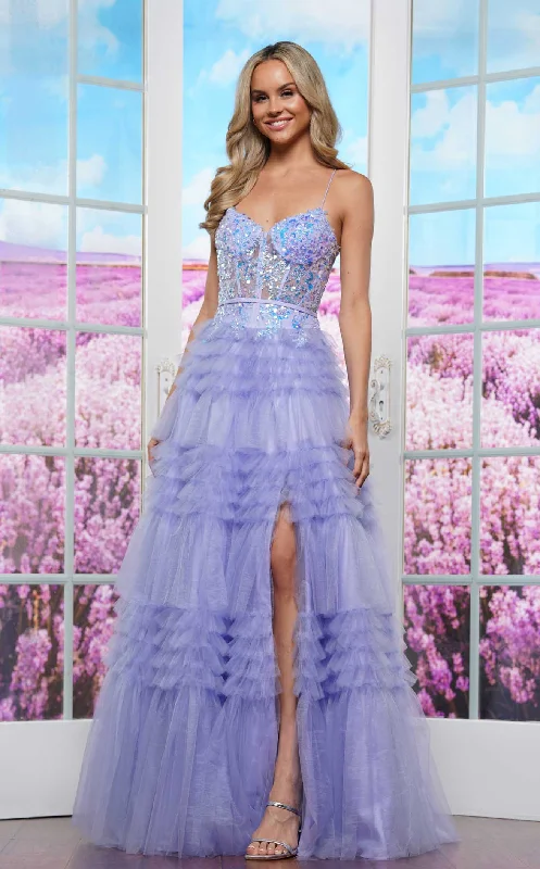 Prom dresses with illusion necklines and crystal embellishments for a formal affairColors Dress 3619 Dress Prom dresses with illusion necklines and crystal embellishments for a formal affairColors Dress 3619 Dress