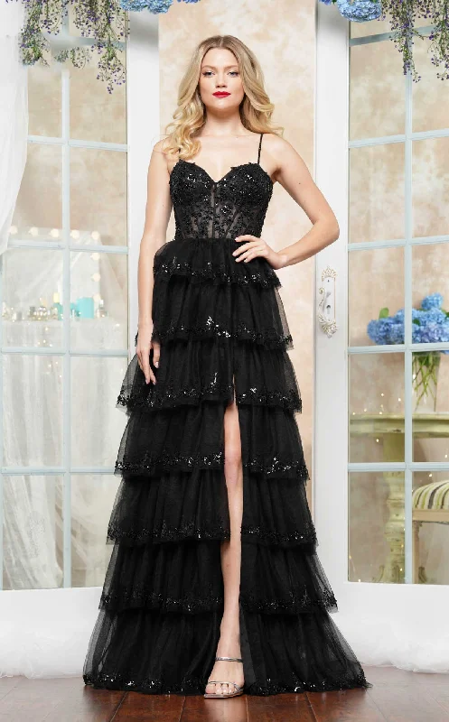 Formal dresses with asymmetric ruffled hems and high - low designs for a fashion - forward and dynamic appearanceColors Dress 3635 Dress Formal dresses with asymmetric ruffled hems and high - low designs for a fashion - forward and dynamic appearanceColors Dress 3635 Dress