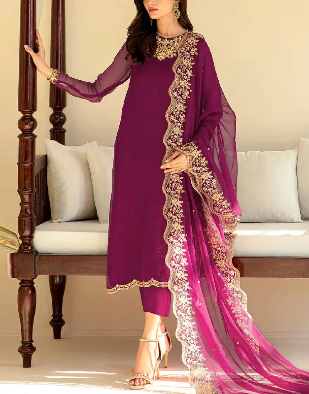 Party dresses with a criss - cross back design for a stylish detailHandwork Embroidered Formal Chiffon Party Wear Dress with Inner (DZ17675) Party dresses with a criss - cross back design for a stylish detailHandwork Embroidered Formal Chiffon Party Wear Dress with Inner (DZ17675)