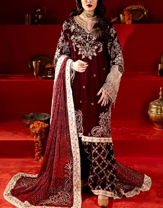 Sparkly sequined party dresses for a glamorous lookLuxurious Heavy Embroidered Velvet Dress with Emb. Silk Trouser (DZ17677) Sparkly sequined party dresses for a glamorous lookLuxurious Heavy Embroidered Velvet Dress with Emb. Silk Trouser (DZ17677)
