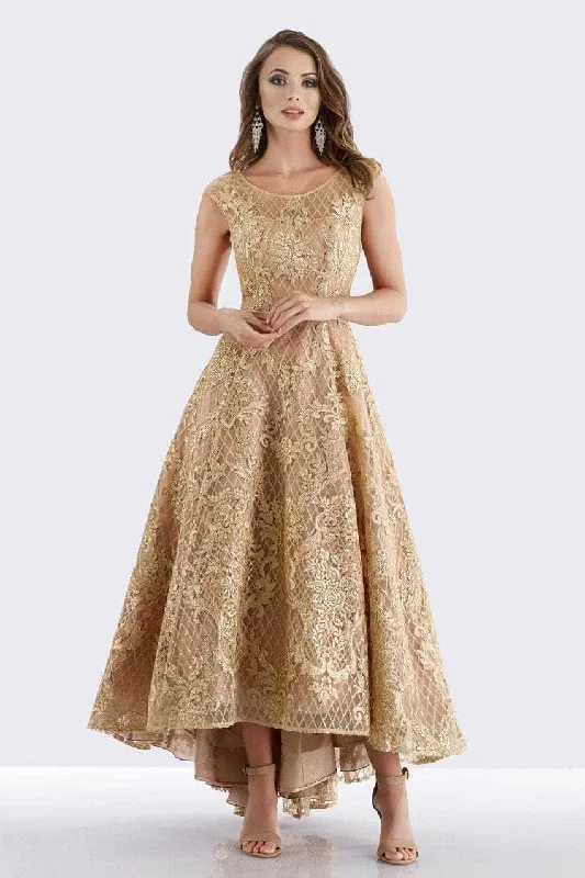 Prom dresses with lace - trimmed sleeves and empire - style waists for a flattering and vintage - inspired formal affairFeriani Couture - Cap Sleeve Embroidered Formal Dress 18650 Prom dresses with lace - trimmed sleeves and empire - style waists for a flattering and vintage - inspired formal affairFeriani Couture - Cap Sleeve Embroidered Formal Dress 18650