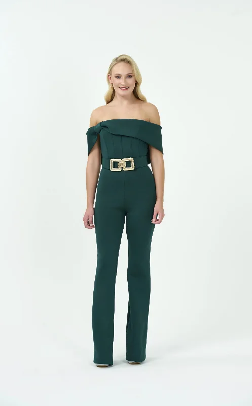 Formal dresses with high - low hems and floral embroidery for a unique prom styleGygess G2327002 Jumpsuit Formal dresses with high - low hems and floral embroidery for a unique prom styleGygess G2327002 Jumpsuit