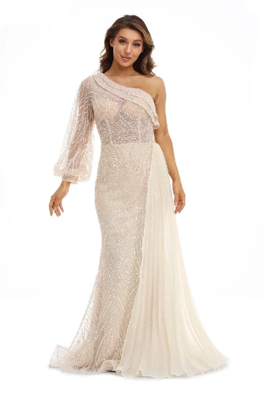 Satin party dresses with a smooth and lustrous finishHigh Couture NR2248 Long Formal One Shoulder Prom Dress Satin party dresses with a smooth and lustrous finishHigh Couture NR2248 Long Formal One Shoulder Prom Dress