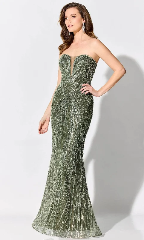 Sleeveless formal dresses with sequined straps and a - line skirts for a classic formal eventIvonne D ID305 - Beaded Plunging Sweetheart Evening Gown Sleeveless formal dresses with sequined straps and a - line skirts for a classic formal eventIvonne D ID305 - Beaded Plunging Sweetheart Evening Gown