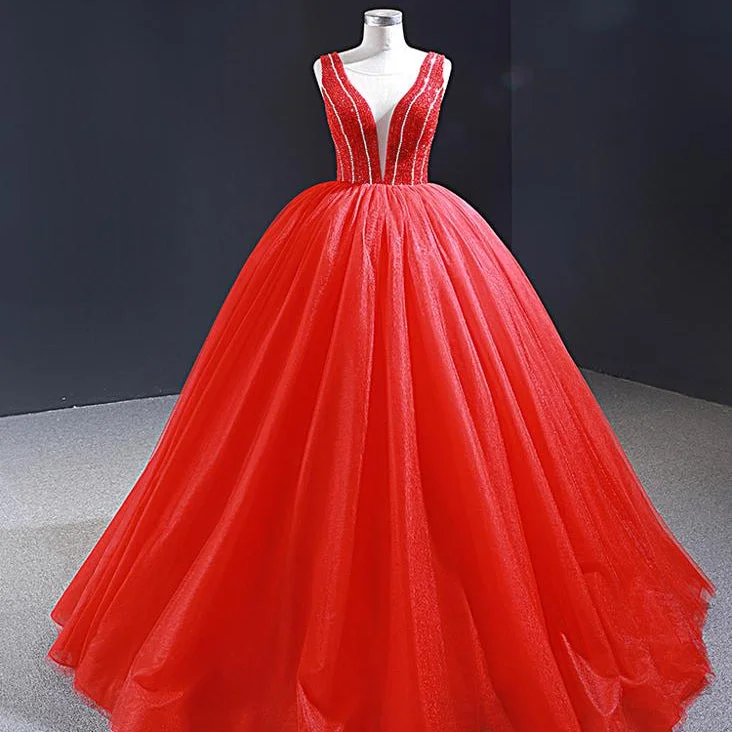 Jancember RSM66968 red prom heavy beaded elegant women cheap celebrity evening dresses