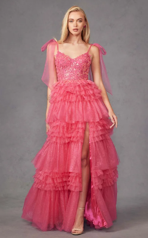 Formal dresses with high - low hems and floral embroidery for a unique prom styleJuliet JT2465A Dress Formal dresses with high - low hems and floral embroidery for a unique prom styleJuliet JT2465A Dress