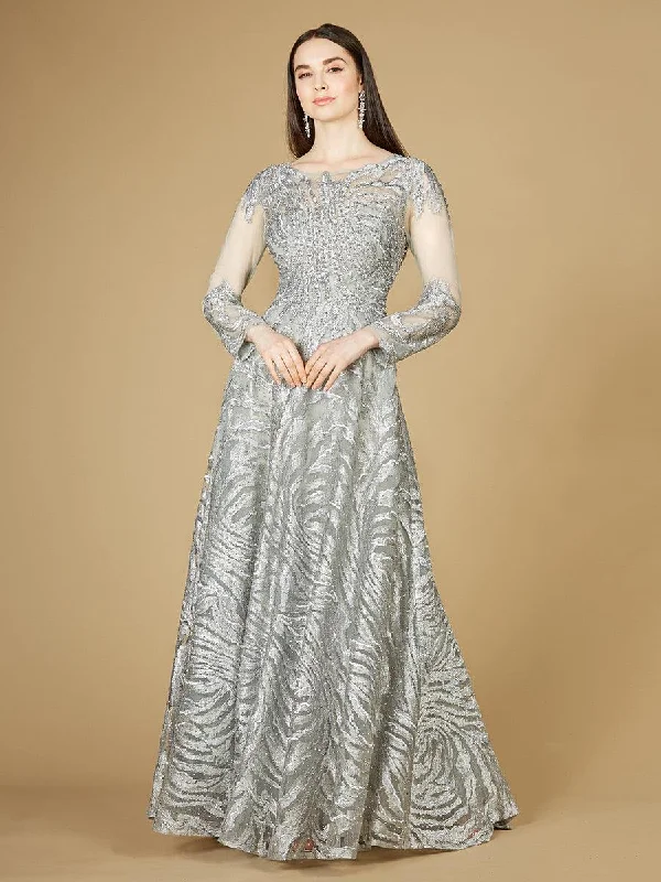 Gothic - style party dresses for a dark and mysterious lookLara Dresses 29231 Long Sheer Sleeves Formal Dress Gothic - style party dresses for a dark and mysterious lookLara Dresses 29231 Long Sheer Sleeves Formal Dress