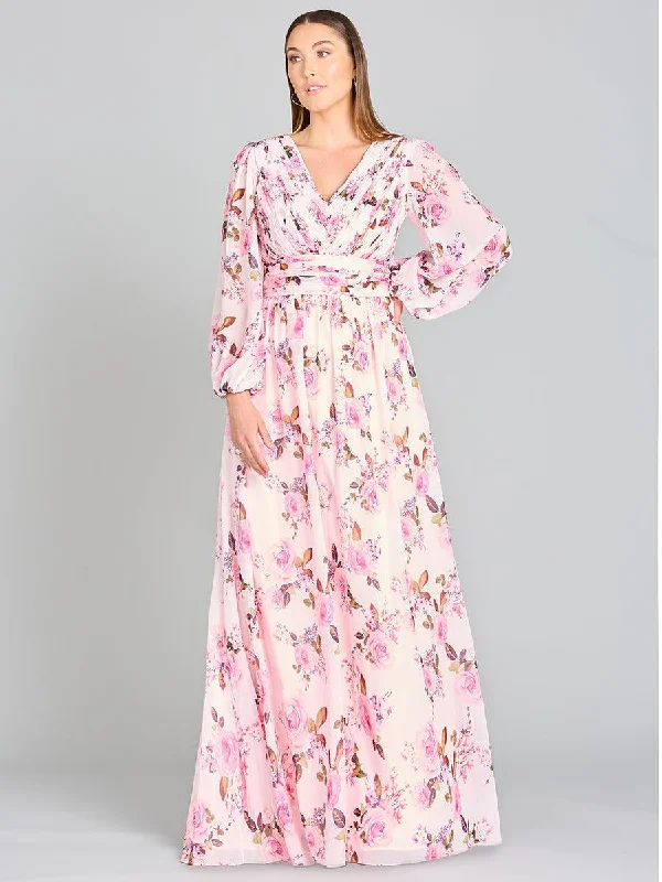 Sleeveless party dresses made of silk for a luxurious feelLara Dresses 29248 Long Sleeve Print Formal Dress Sleeveless party dresses made of silk for a luxurious feelLara Dresses 29248 Long Sleeve Print Formal Dress