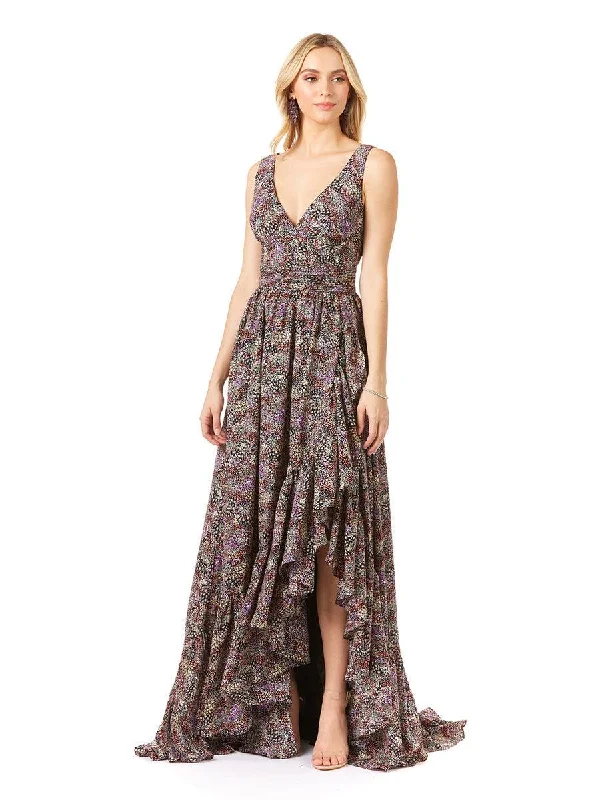 Plus - size party dresses with a flattering cut for all body typesLara Dresses 29274 Long Sleeveless Print Formal Dress Plus - size party dresses with a flattering cut for all body typesLara Dresses 29274 Long Sleeveless Print Formal Dress