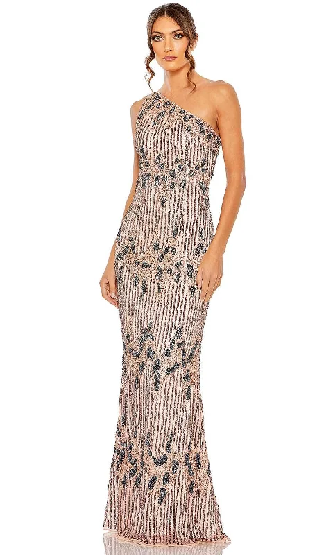 Prom dresses with geometric - cutout sleeves and flowing chiffon fabrics for a modern and airy lookMac Duggal 5976 - One-Sleeve Sequined Evening Dress Prom dresses with geometric - cutout sleeves and flowing chiffon fabrics for a modern and airy lookMac Duggal 5976 - One-Sleeve Sequined Evening Dress