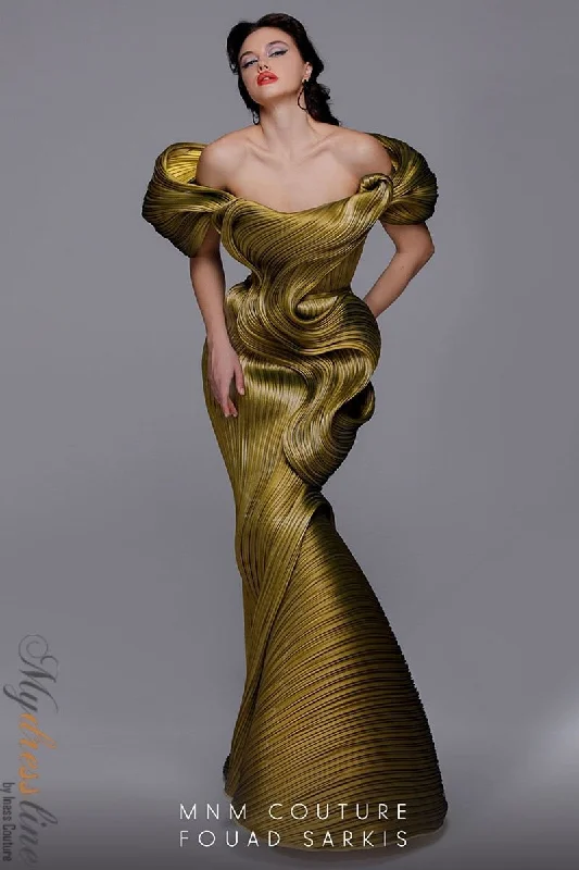 Ball - gown style formal dresses with sequined bodices for promMNM Couture 2730