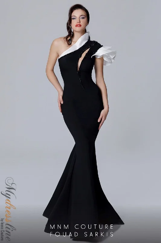 Formal dresses with gathered bodices and wide - leg skirts for a comfortable and stylish silhouetteMNM Couture 2736 Formal dresses with gathered bodices and wide - leg skirts for a comfortable and stylish silhouetteMNM Couture 2736