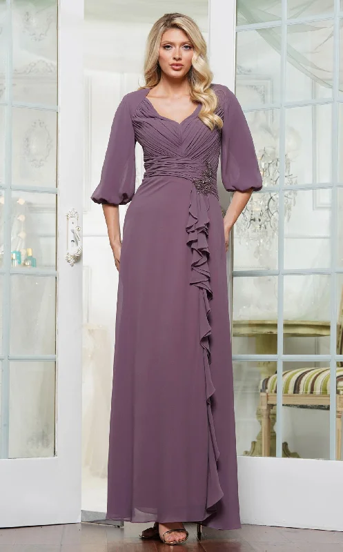 Prom dresses with lace - trimmed hems and off - the - shoulder necklines for a delicate lookRina Di Montella RD3119 Dress