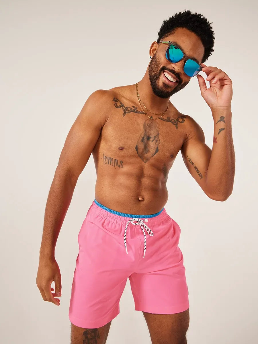 High - waisted women swimwear for a retro and flattering lookThe Avalons 7" (Classic Swim Trunk) High - waisted women swimwear for a retro and flattering lookThe Avalons 7" (Classic Swim Trunk)