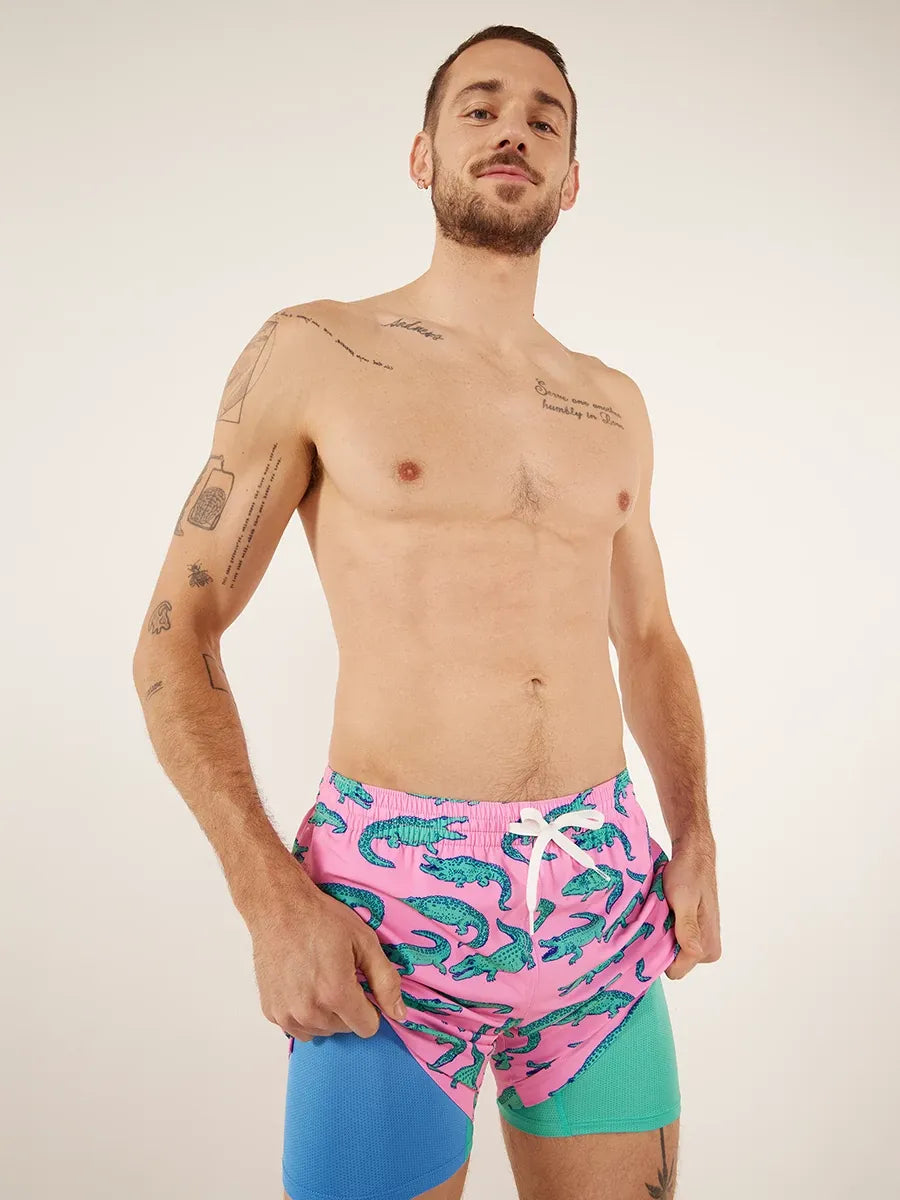 Metallic women swimwear with a shiny finish for a glamorous poolside lookThe Glades 5.5" (Classic Lined Swim Trunk) Metallic women swimwear with a shiny finish for a glamorous poolside lookThe Glades 5.5" (Classic Lined Swim Trunk)