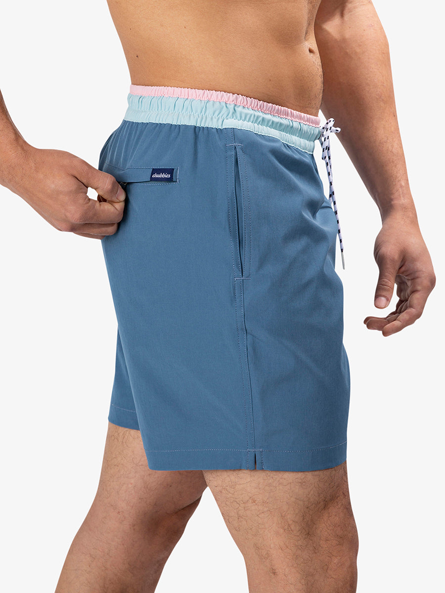 Long - sleeve women swimwear for extra sun protection and modestyThe Gravel Roads 5.5" (Classic Swim Trunk) Long - sleeve women swimwear for extra sun protection and modestyThe Gravel Roads 5.5" (Classic Swim Trunk)