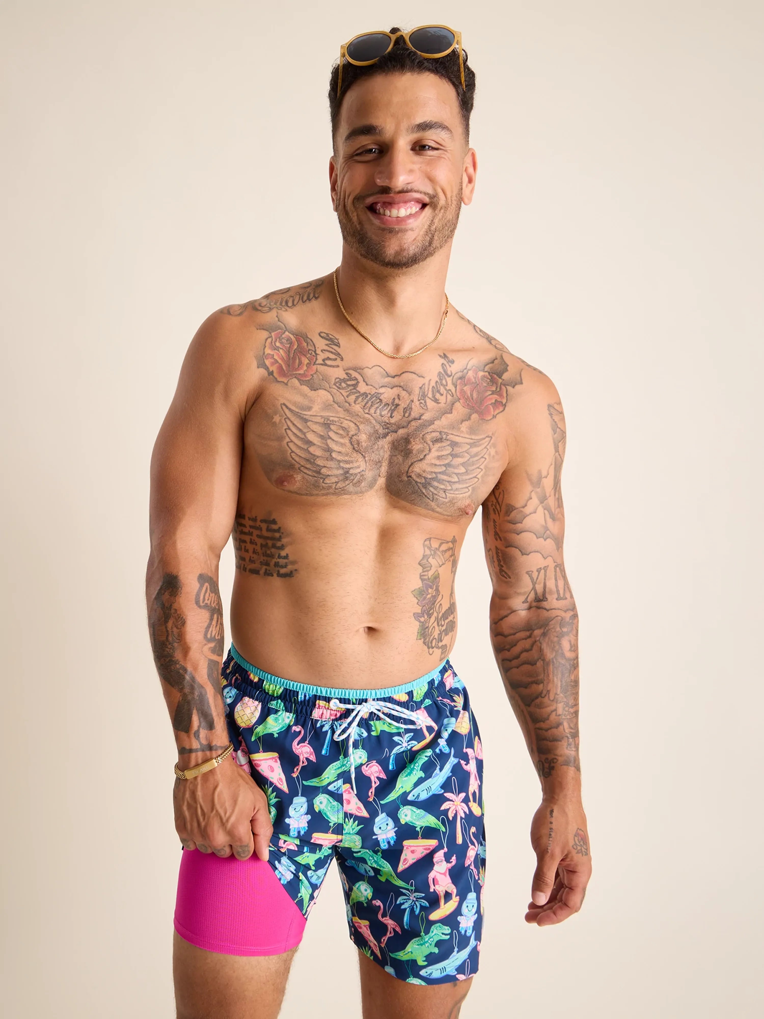 Neon - colored women swimwear to stand out on the beachThe Holidoozies 7" (Classic Lined Swim Trunk) Neon - colored women swimwear to stand out on the beachThe Holidoozies 7" (Classic Lined Swim Trunk)