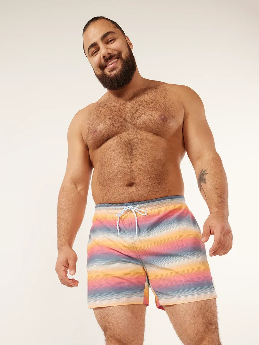Plus - size women swimwear with full - coverage bottoms for comfort and confidenceThe Malibu Sunsets 5.5" (Faded Classic Swim Trunk) Plus - size women swimwear with full - coverage bottoms for comfort and confidenceThe Malibu Sunsets 5.5" (Faded Classic Swim Trunk)