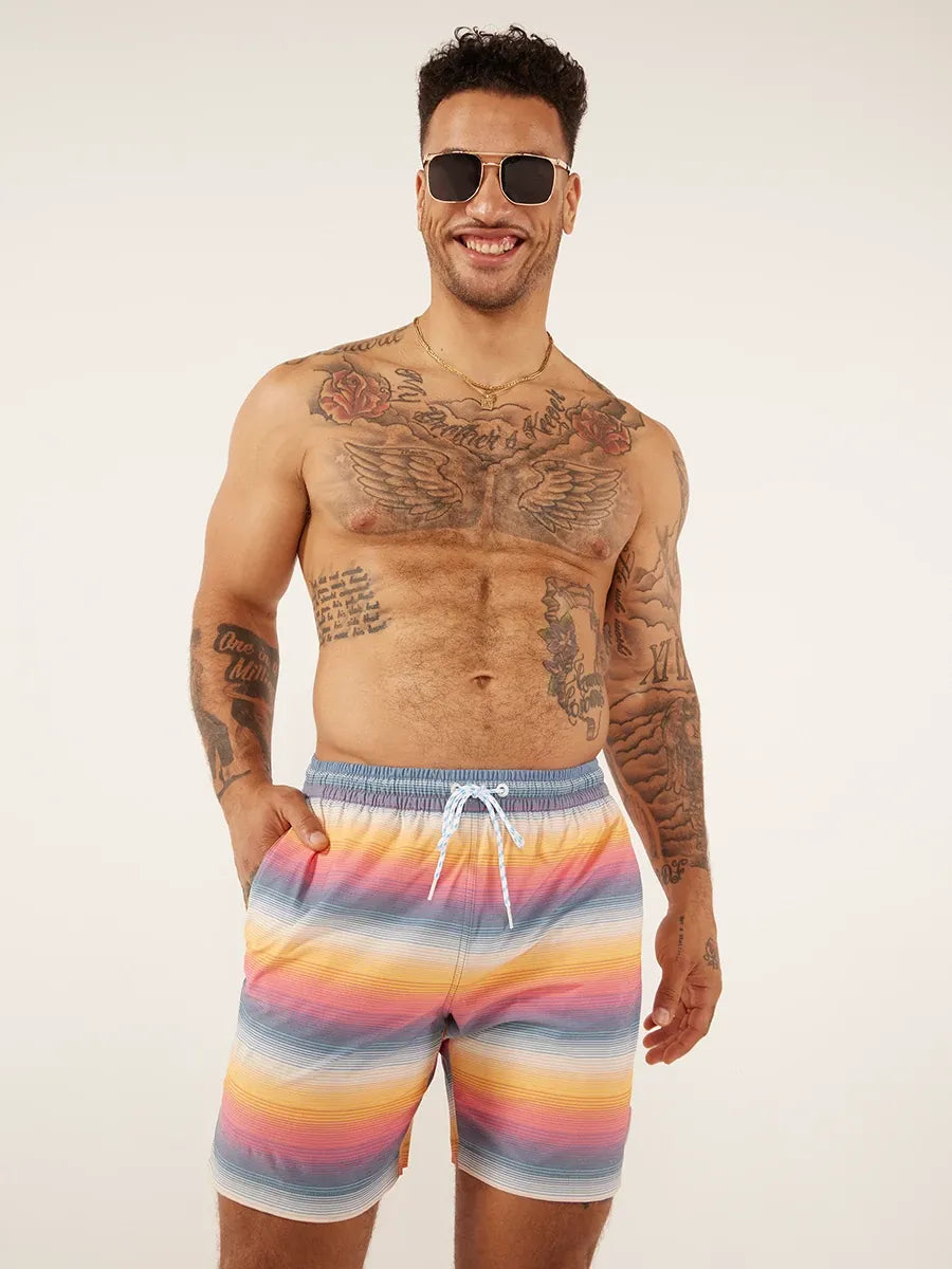 Convertible women swimwear that can be worn in multiple styles for versatilityThe Malibu Sunsets 7" (Faded Classic Swim Trunk) Convertible women swimwear that can be worn in multiple styles for versatilityThe Malibu Sunsets 7" (Faded Classic Swim Trunk)