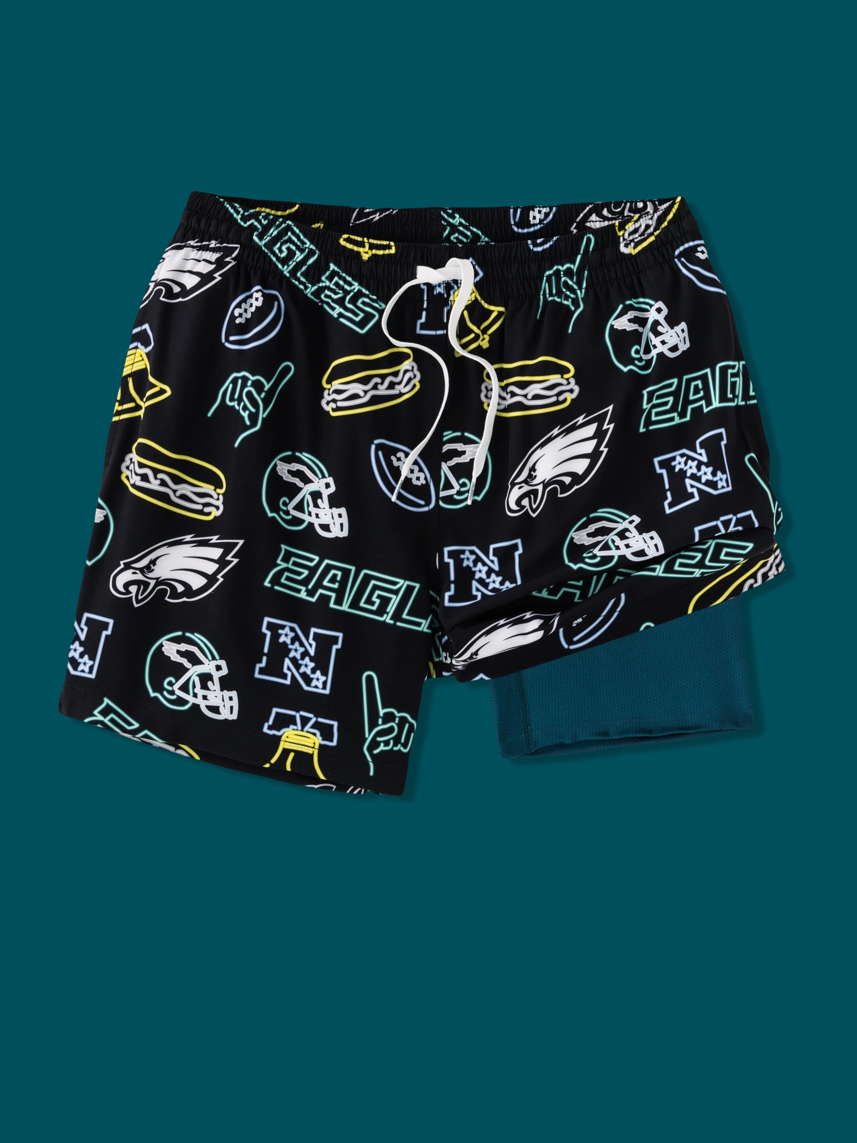 Maternity women swimwear for expecting mothers to enjoy the water comfortablyThe Neon Eagles 5.5" (NFL Classic Lined Swim Trunks) Maternity women swimwear for expecting mothers to enjoy the water comfortablyThe Neon Eagles 5.5" (NFL Classic Lined Swim Trunks)