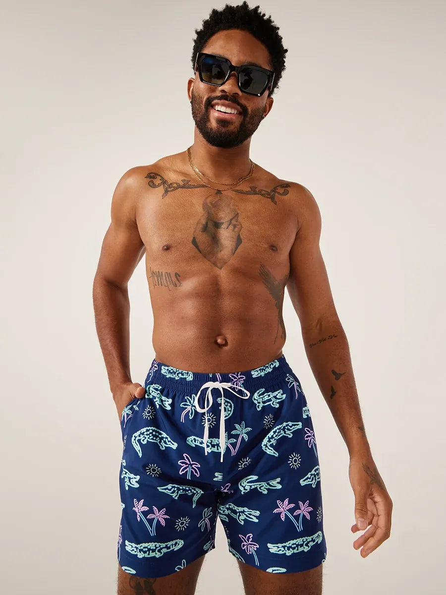One - piece women swimwear with cut - outs for a stylish and modern appealThe Neon Glades 5.5" (Classic Swim Trunk) One - piece women swimwear with cut - outs for a stylish and modern appealThe Neon Glades 5.5" (Classic Swim Trunk)