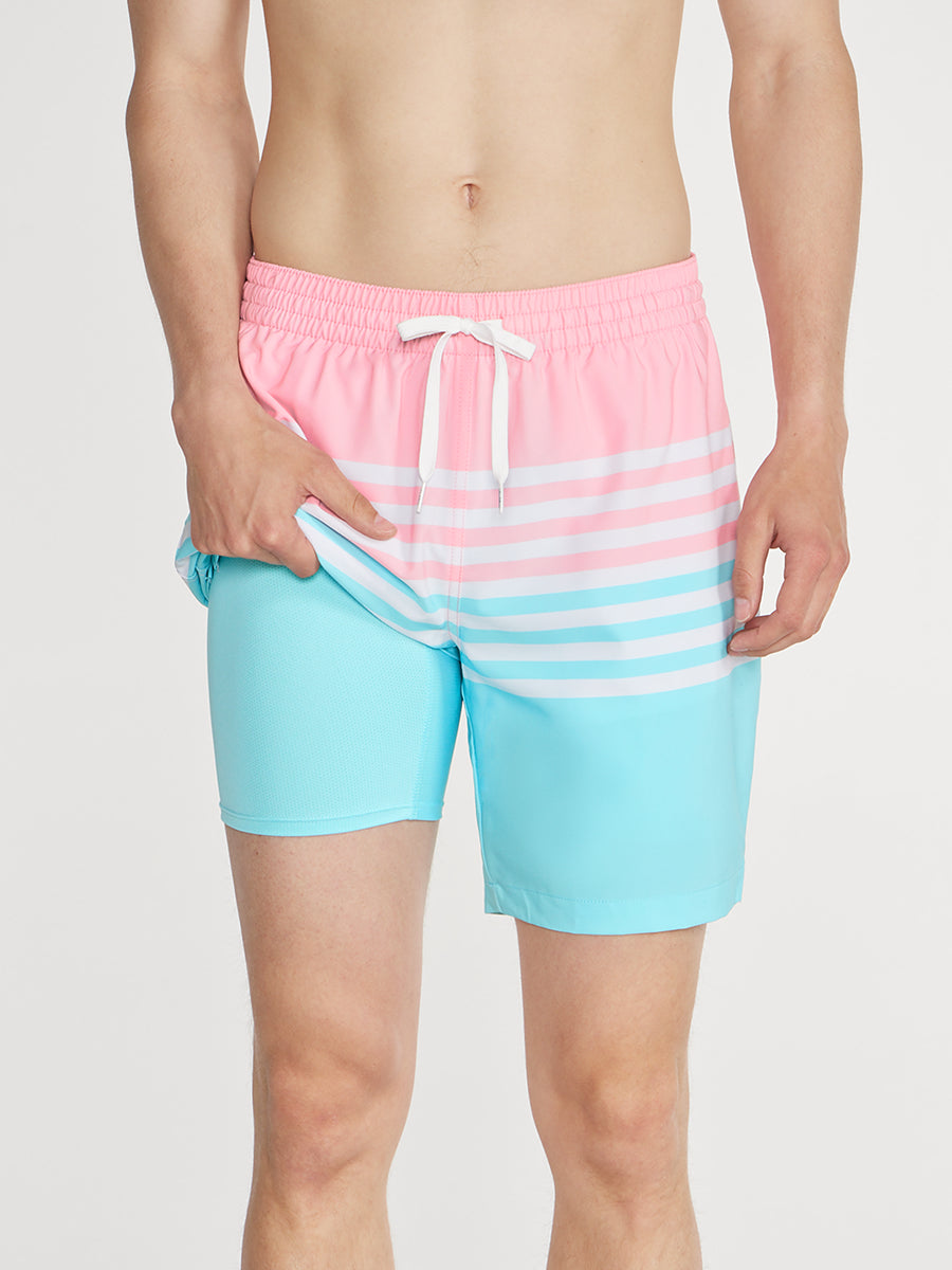 Lace - trimmed women swimwear for an elegant and romantic touchThe On The Horizons 7" (Lined Classic Swim Trunk) Lace - trimmed women swimwear for an elegant and romantic touchThe On The Horizons 7" (Lined Classic Swim Trunk)
