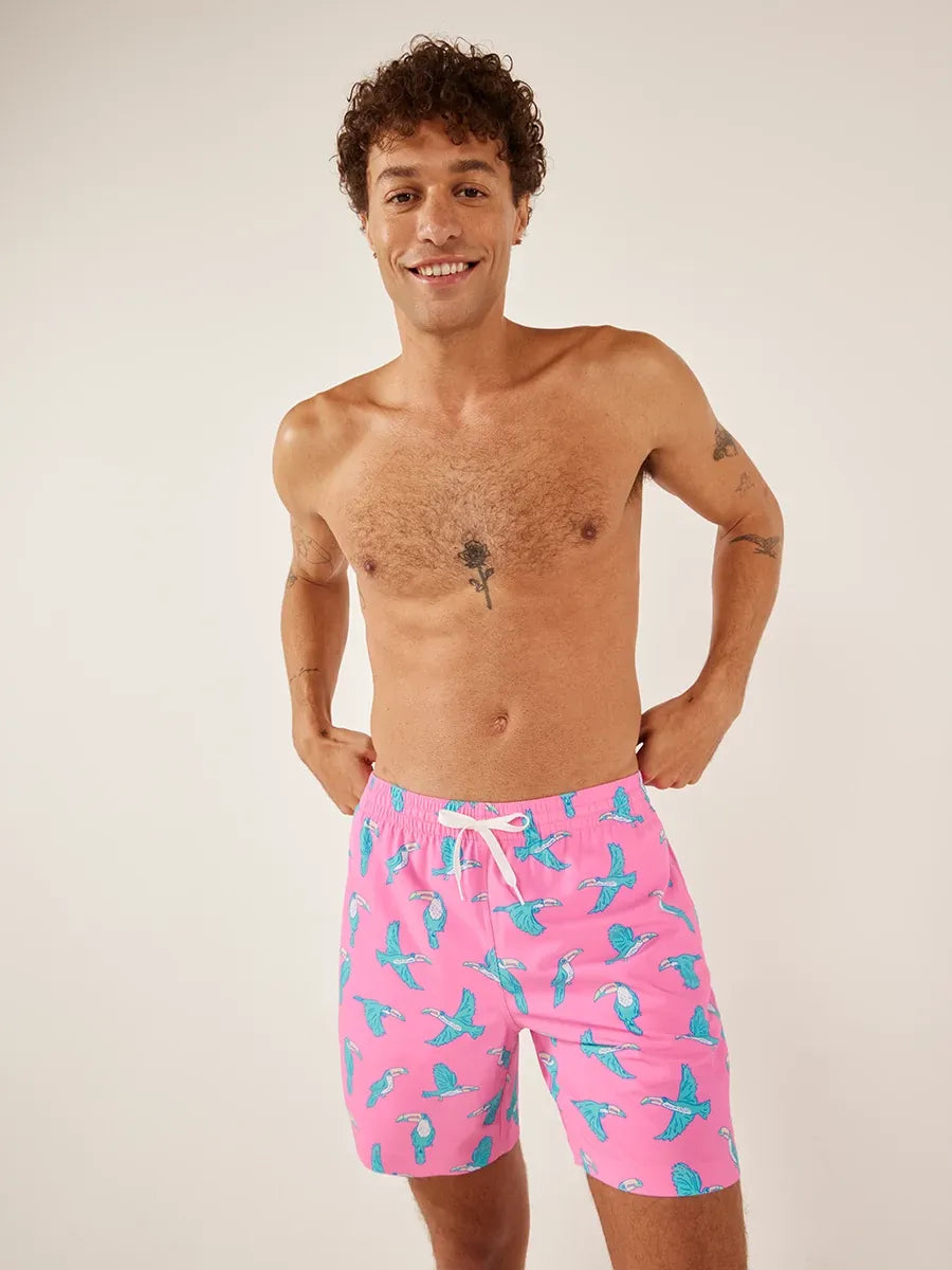 Striped women swimwear with a classic pattern for a timeless beach lookThe Toucan Do Its 7" (Classic Swim Trunk) Striped women swimwear with a classic pattern for a timeless beach lookThe Toucan Do Its 7" (Classic Swim Trunk)