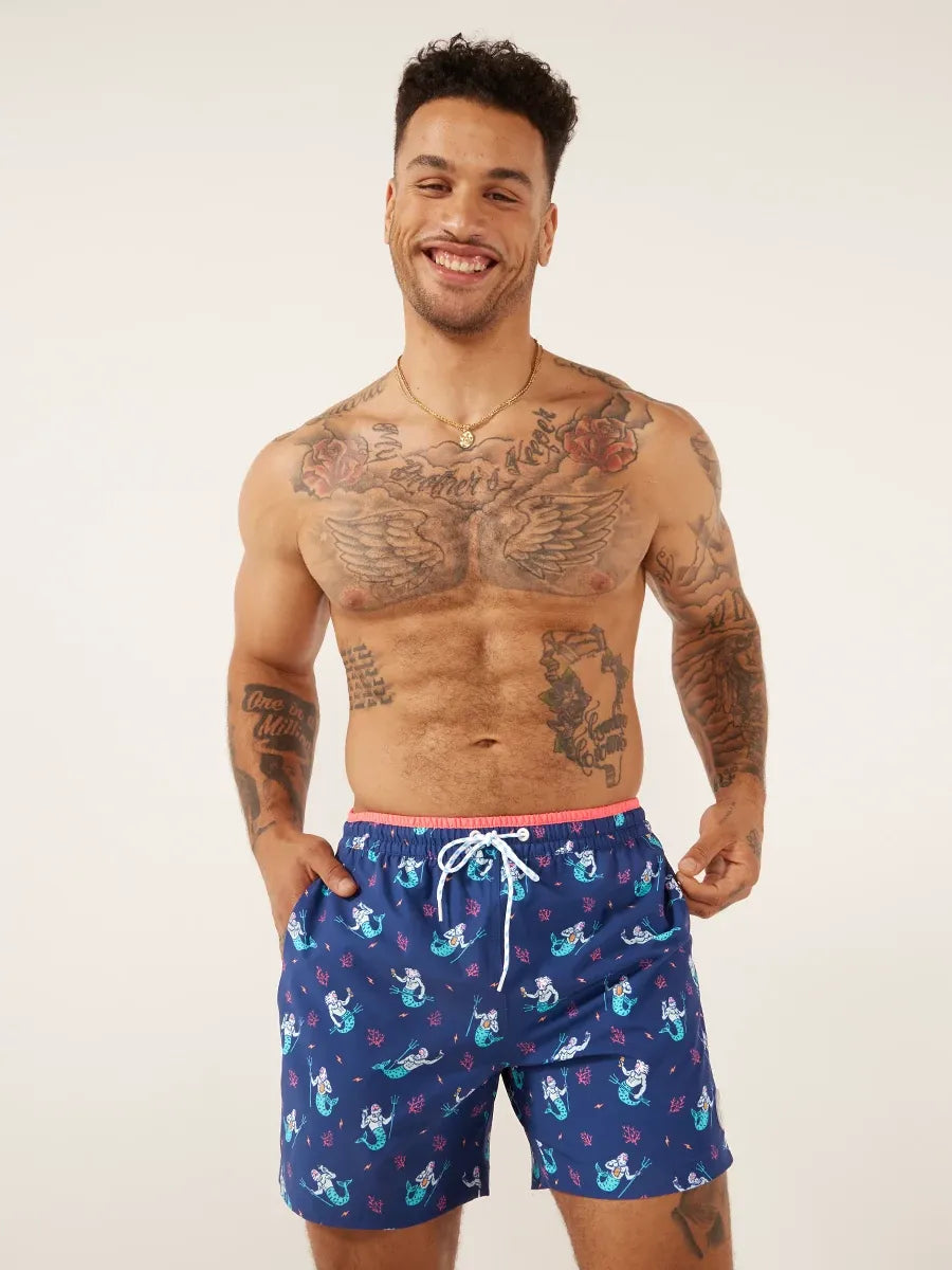 Lace - trimmed women swimwear for an elegant and romantic touchThe Triton of the Seas 5.5" (Classic Swim Trunk) Lace - trimmed women swimwear for an elegant and romantic touchThe Triton of the Seas 5.5" (Classic Swim Trunk)