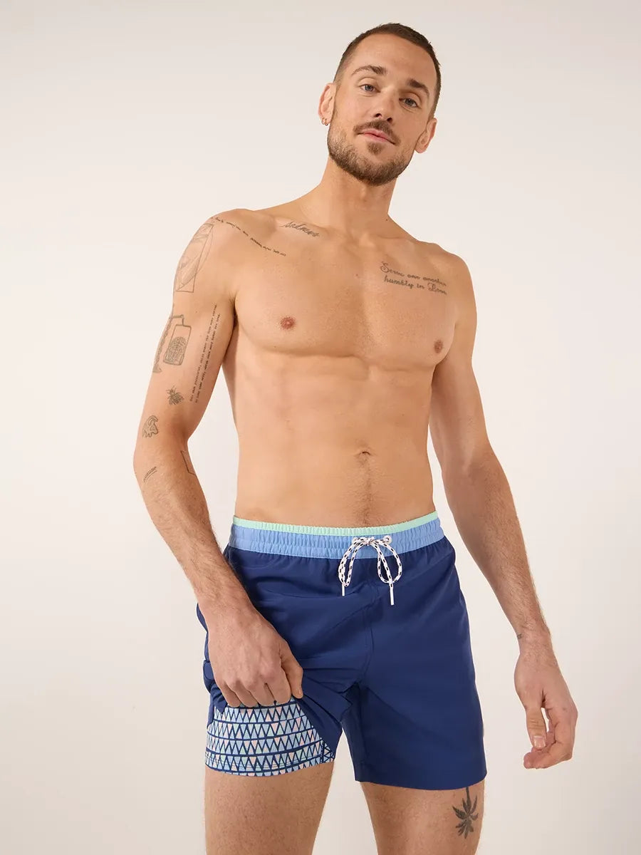 High - waisted women swimwear for a retro and flattering lookThe True Blues 5.5" (Classic Lined Swim Trunk) High - waisted women swimwear for a retro and flattering lookThe True Blues 5.5" (Classic Lined Swim Trunk)