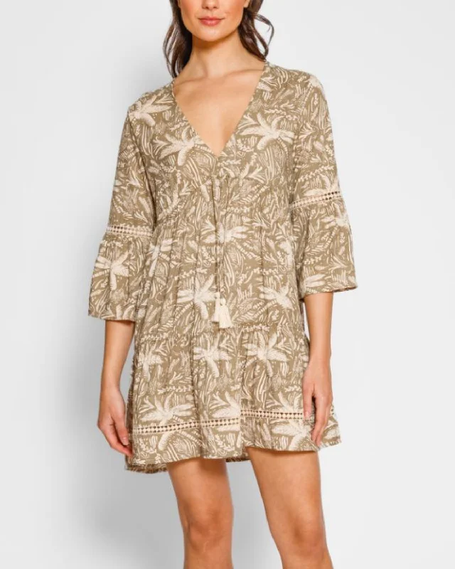 Geometric - pattern cover ups for a modern and trendy appearance2025 Koy Las Palmas Mini Dress - K24112-33 Geometric - pattern cover ups for a modern and trendy appearance2025 Koy Las Palmas Mini Dress - K24112-33