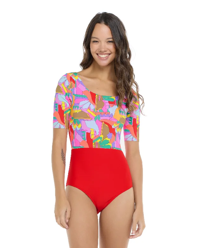 Artistry Kat One-Piece Swimsuit - Artistry / Multi