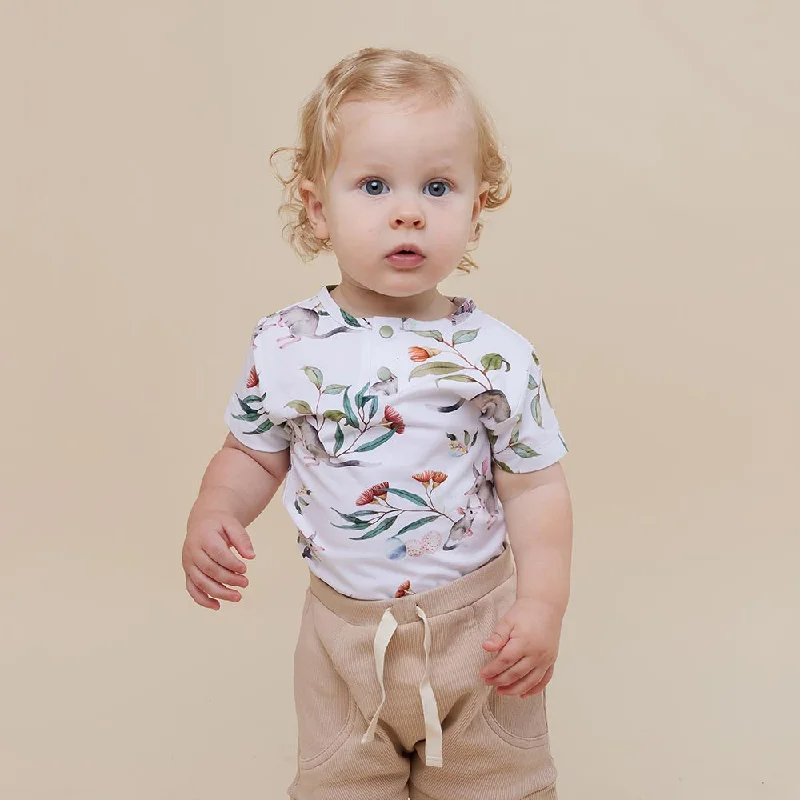 Easter Bilby Short Sleeve Organic Bodysuit