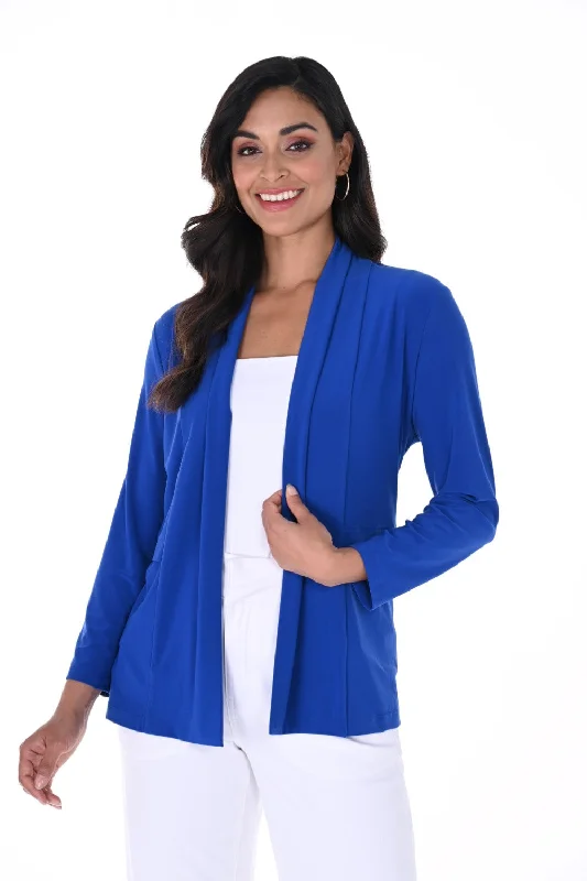 Kimono - style cover ups for an Asian - inspired beach lookFrank Lyman Cardigan 246041-RYL Royal Kimono - style cover ups for an Asian - inspired beach lookFrank Lyman Cardigan 246041-RYL Royal