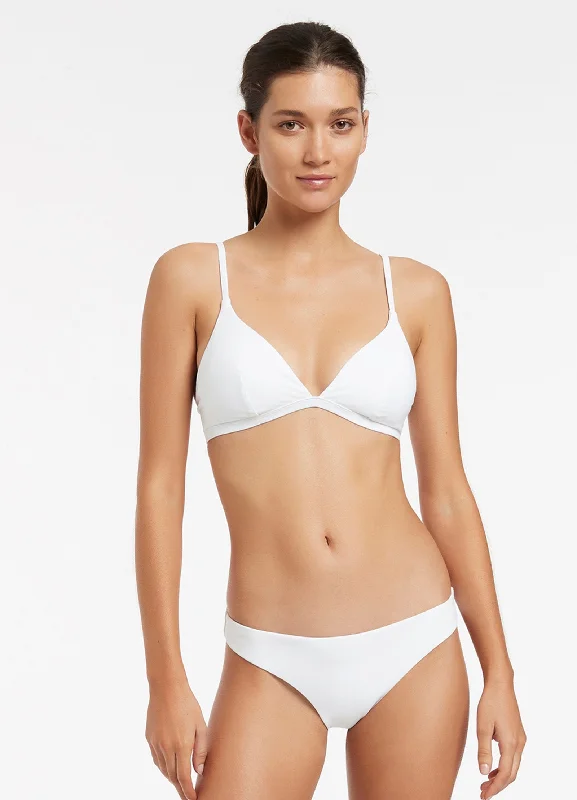 Neon - colored bikini to stand out on the beachJetset Hipster Pant - White