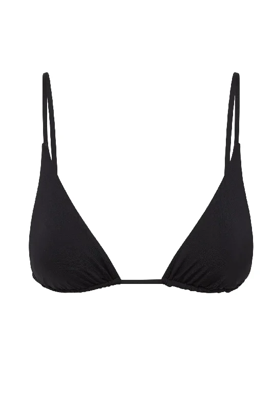 Women's Wireless Sports Swim Tops in Gray for Comfort during Water WorkoutsKauai Top - Black Women's Wireless Sports Swim Tops in Gray for Comfort during Water WorkoutsKauai Top - Black