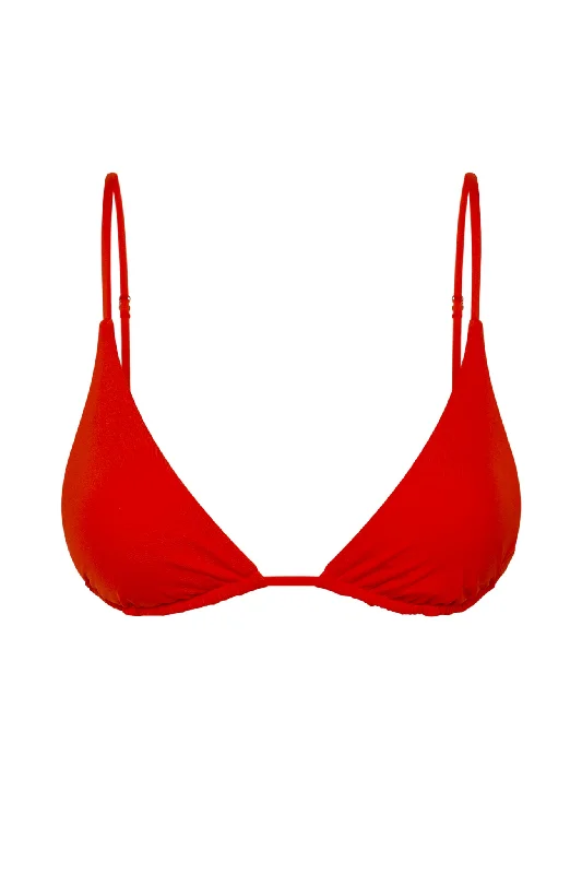 Women's Wireless Sports Swim Tops in Gray for Comfort during Water WorkoutsKauai Top - Chili Pepper Women's Wireless Sports Swim Tops in Gray for Comfort during Water WorkoutsKauai Top - Chili Pepper