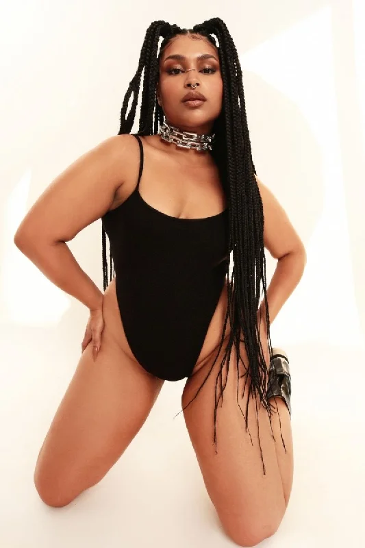Thermal Bodysuits for Extra Warmth in WinterRolling KI Bodysuit - Ribbed Black