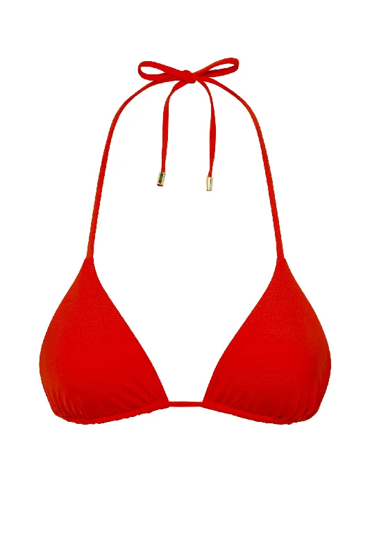 Women's Cut - Out Swim Tops in White with Geometric Shapes for an Edgy Beach StylePalma Top - Chili Pepper Women's Cut - Out Swim Tops in White with Geometric Shapes for an Edgy Beach StylePalma Top - Chili Pepper