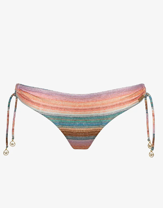 Long - line bikini top for added support and a fashionable lookPastel Sunset Bikini Pant - Pink Stripe Long - line bikini top for added support and a fashionable lookPastel Sunset Bikini Pant - Pink Stripe