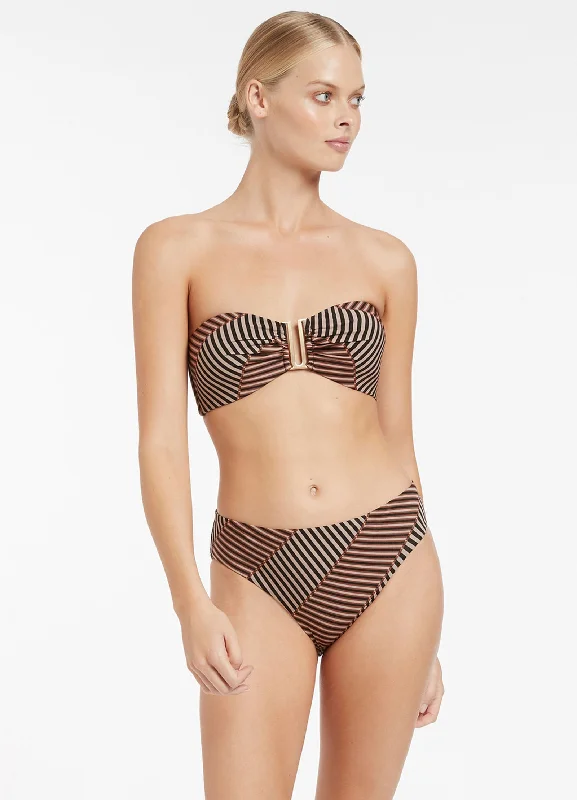 High - performance bikini with quick - drying fabric for active swimmersRaya High Waist Pant - Tobacco High - performance bikini with quick - drying fabric for active swimmersRaya High Waist Pant - Tobacco