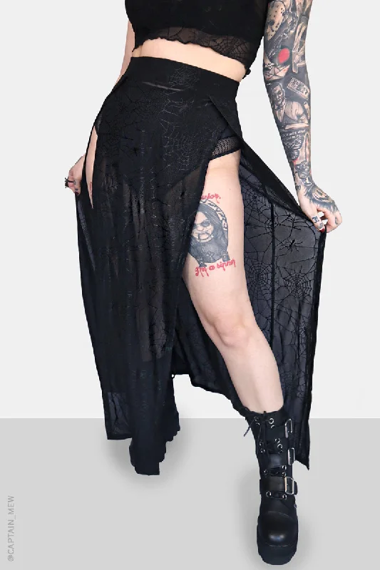 Round - neck cover ups for a classic and simple lookSpinnerette M-Line Skirt